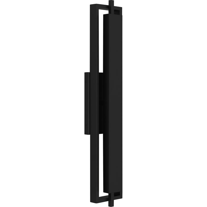 Quoizel PNT8506MBK LED Outdoor Wall Lantern, Matte Black