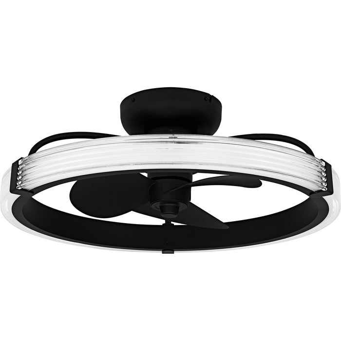 Quoizel QFA6805MBK LED Fan Light, Matte Black