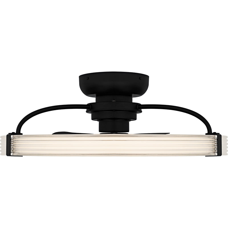 Quoizel QFA6805MBK LED Fan Light, Matte Black