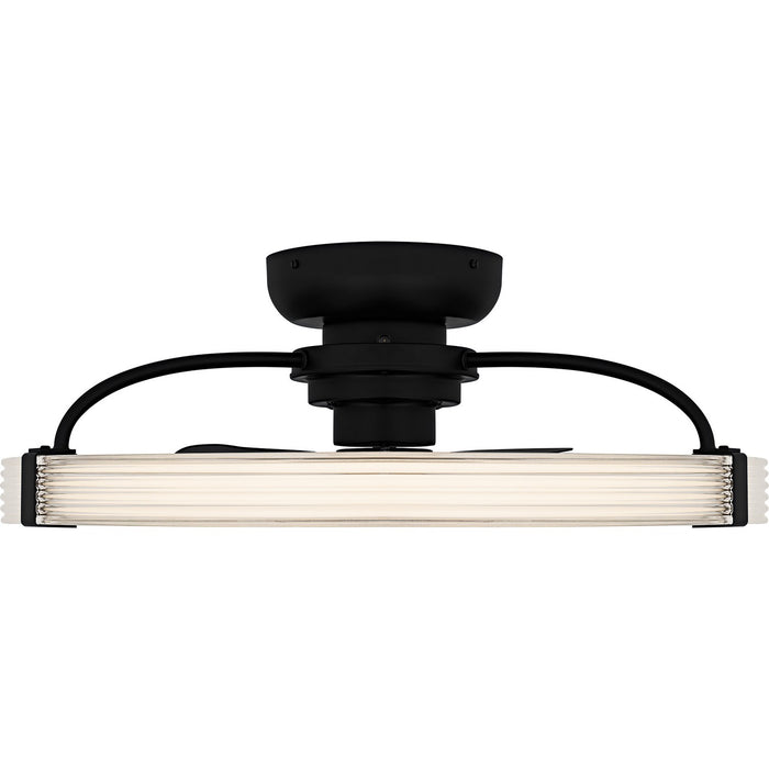 Quoizel QFA6805MBK LED Fan Light, Matte Black