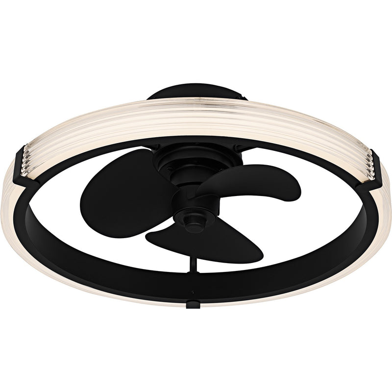 Quoizel QFA6805MBK LED Fan Light, Matte Black