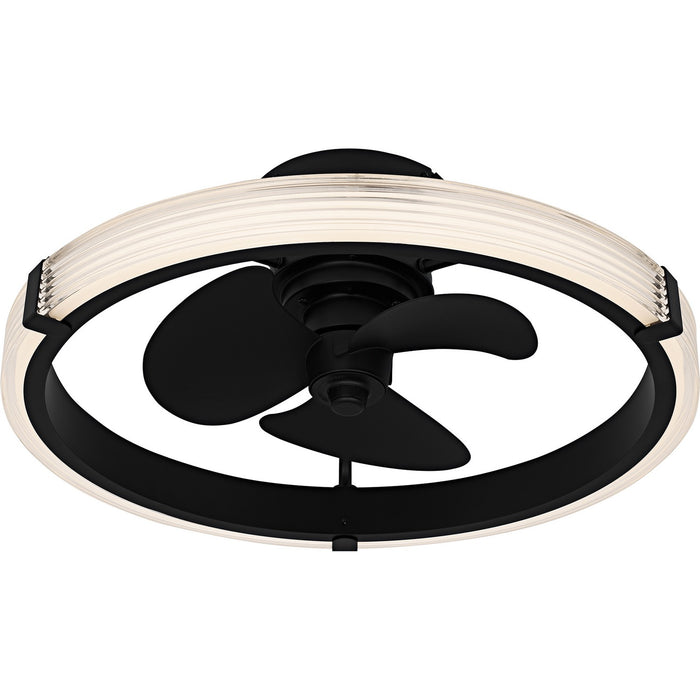 Quoizel QFA6805MBK LED Fan Light, Matte Black