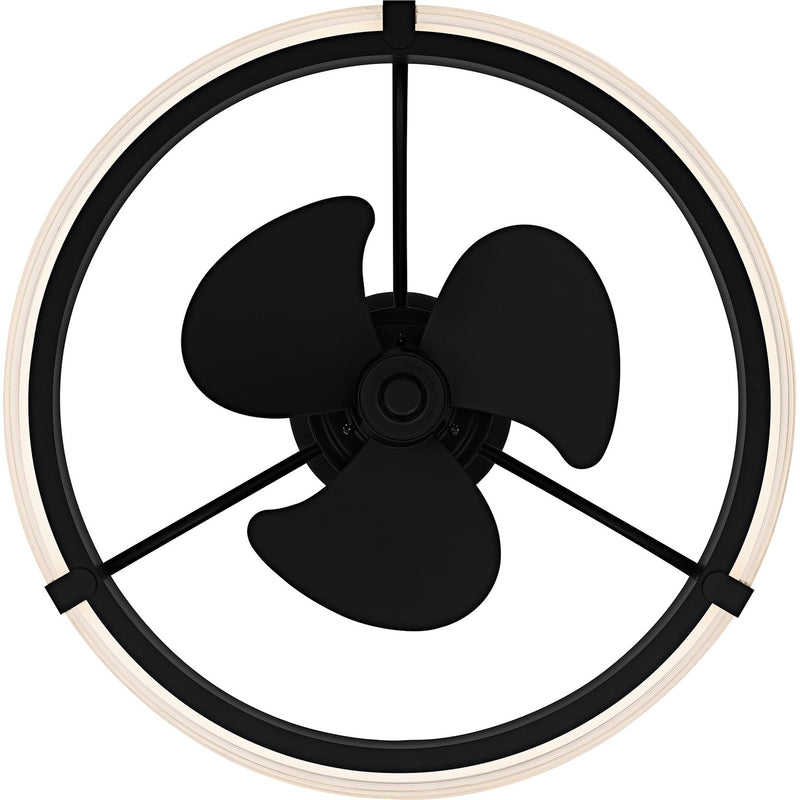Quoizel QFA6805MBK LED Fan Light, Matte Black