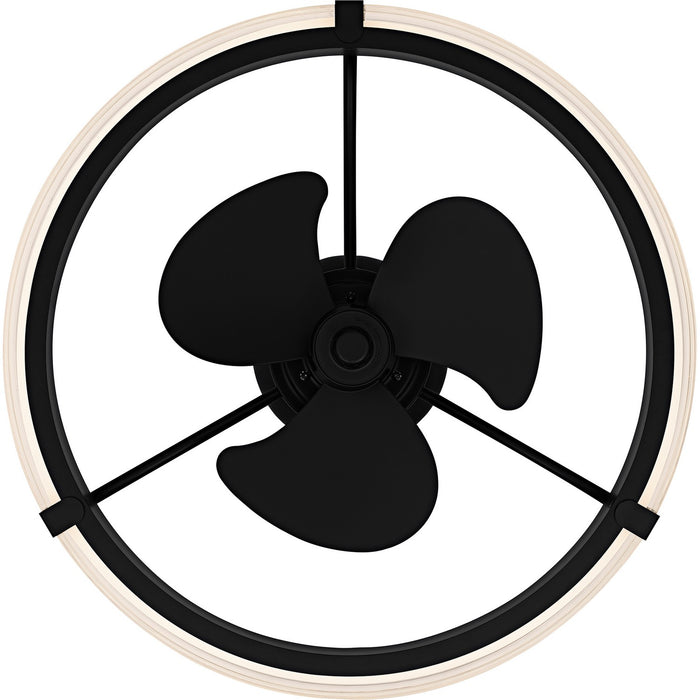 Quoizel QFA6805MBK LED Fan Light, Matte Black