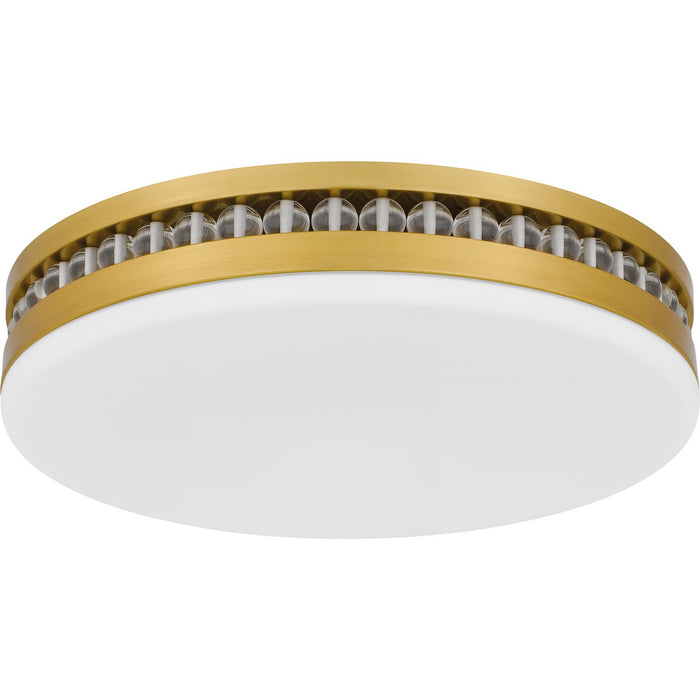Quoizel QFL6785BRG LED Flush Mount, Brushed Gold