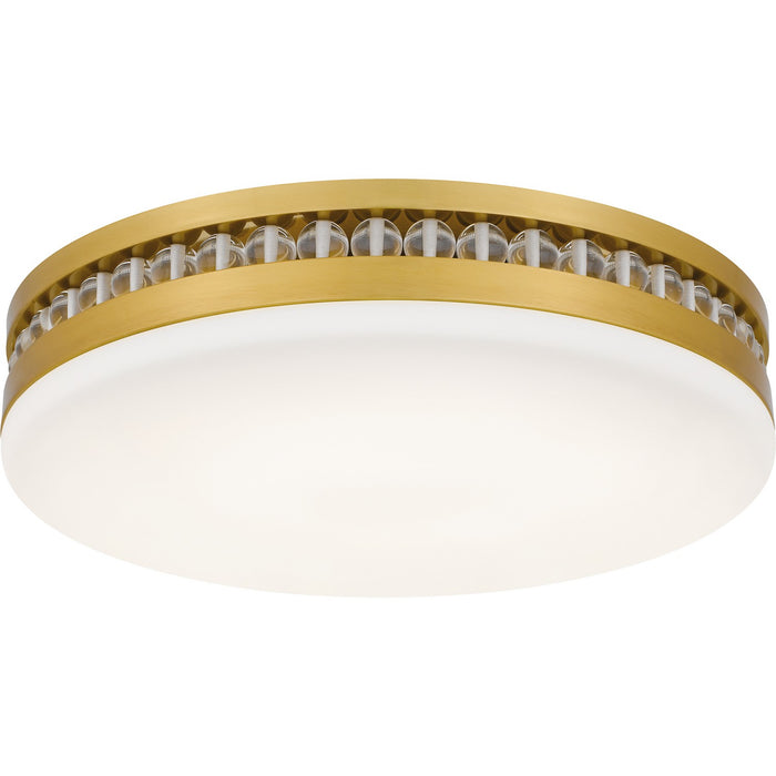 Quoizel QFL6785BRG LED Flush Mount, Brushed Gold