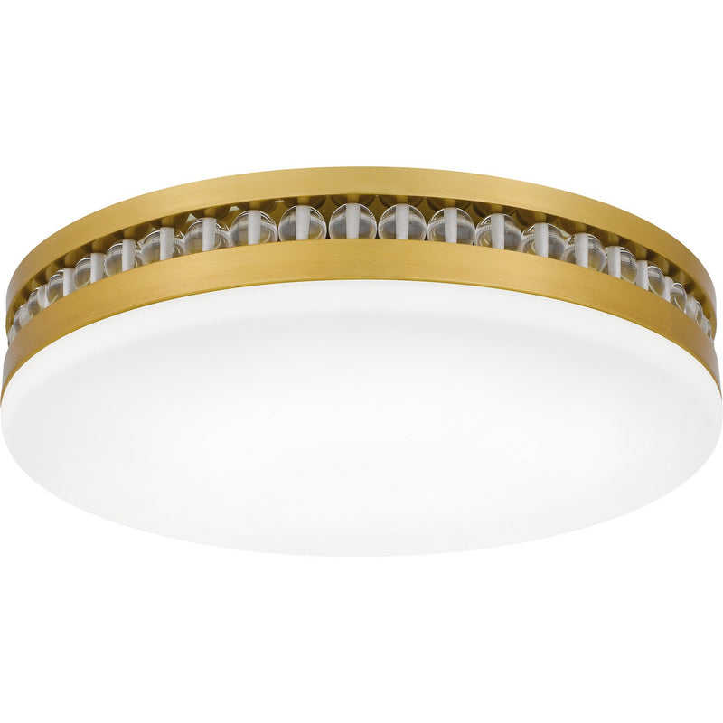 Quoizel QFL6785BRG LED Flush Mount, Brushed Gold