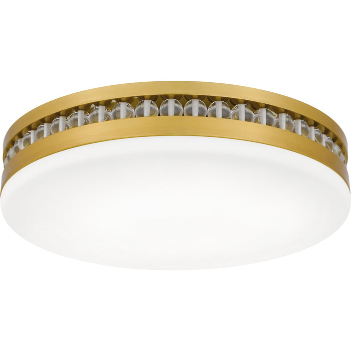 Quoizel QFL6785BRG LED Flush Mount, Brushed Gold