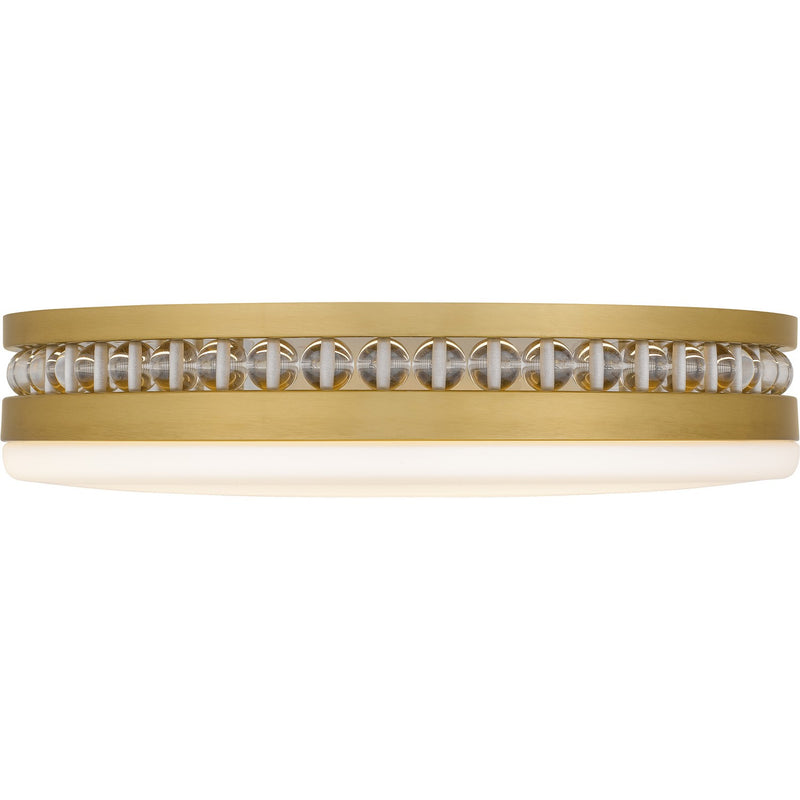 Quoizel QFL6785BRG LED Flush Mount, Brushed Gold