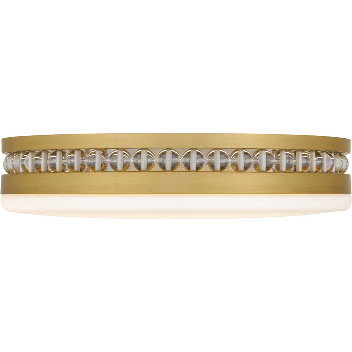 Quoizel QFL6785BRG LED Flush Mount, Brushed Gold