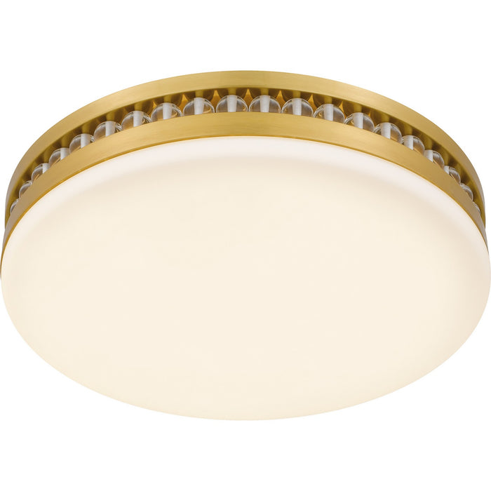 Quoizel QFL6785BRG LED Flush Mount, Brushed Gold