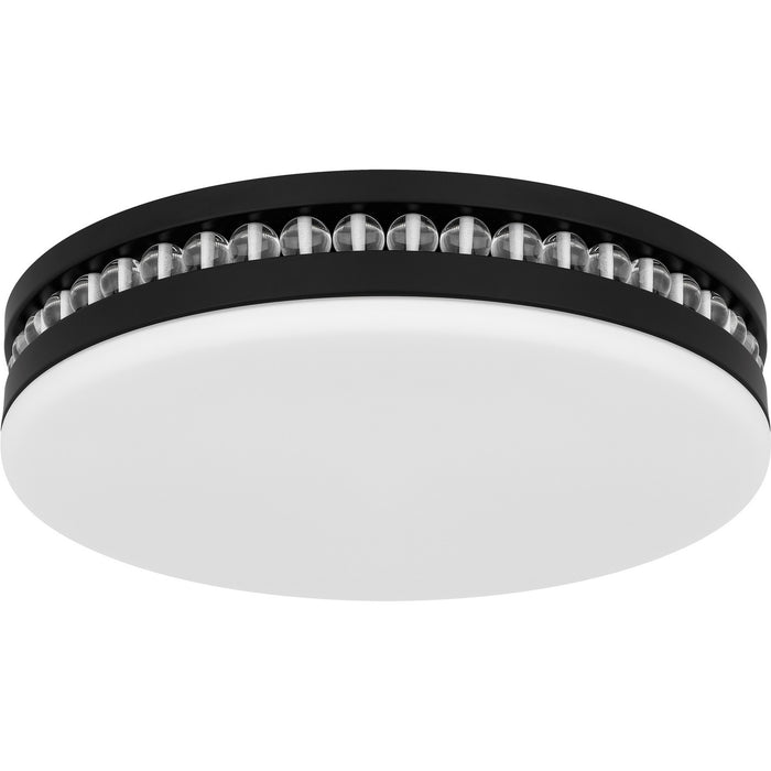 Quoizel QFL6785MBK LED Flush Mount, Matte Black