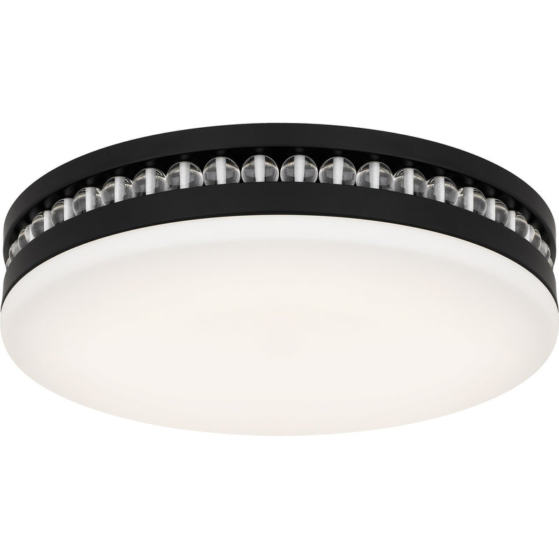 Quoizel QFL6785MBK LED Flush Mount, Matte Black