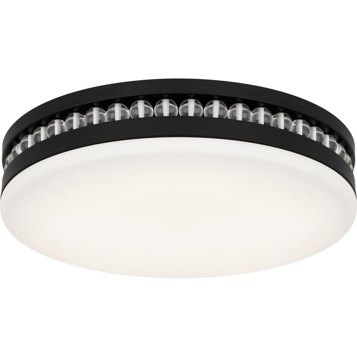 Quoizel QFL6785MBK LED Flush Mount, Matte Black