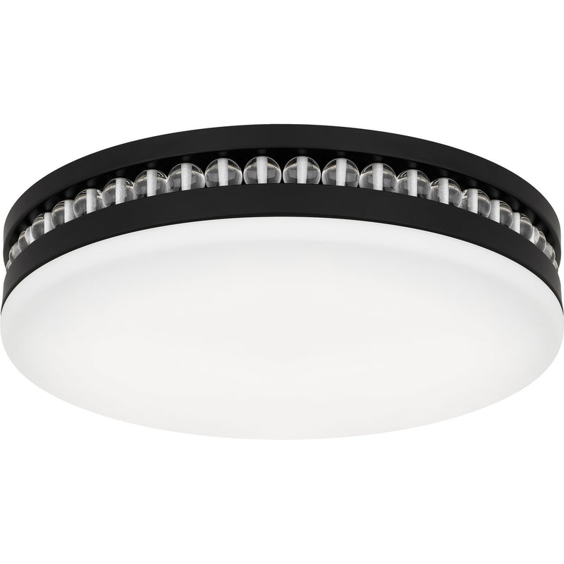 Quoizel QFL6785MBK LED Flush Mount, Matte Black