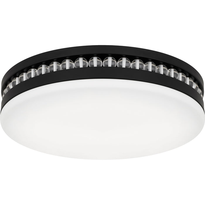 Quoizel QFL6785MBK LED Flush Mount, Matte Black