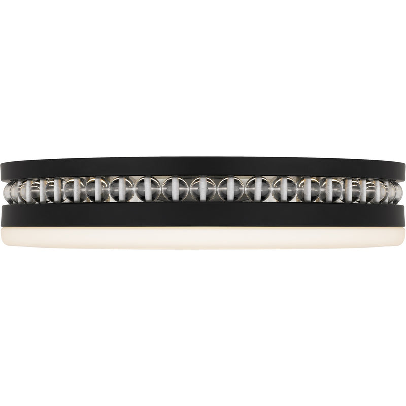 Quoizel QFL6785MBK LED Flush Mount, Matte Black