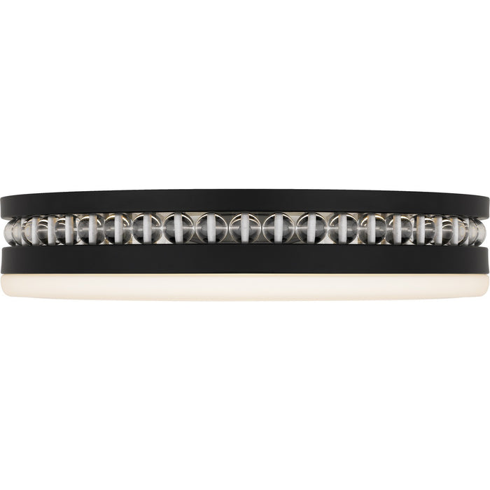 Quoizel QFL6785MBK LED Flush Mount, Matte Black