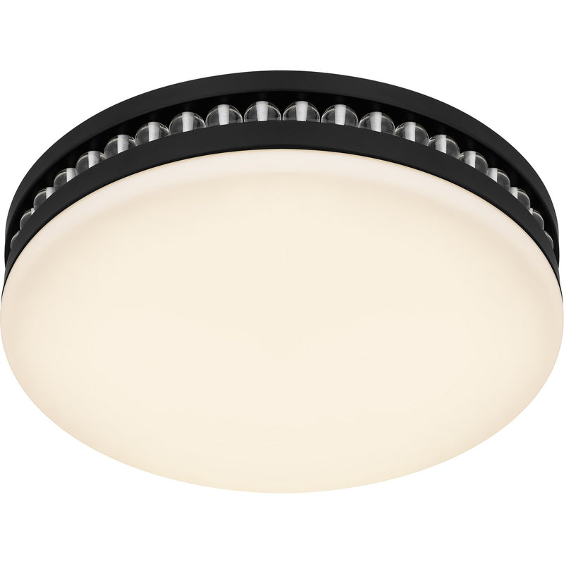 Quoizel QFL6785MBK LED Flush Mount, Matte Black