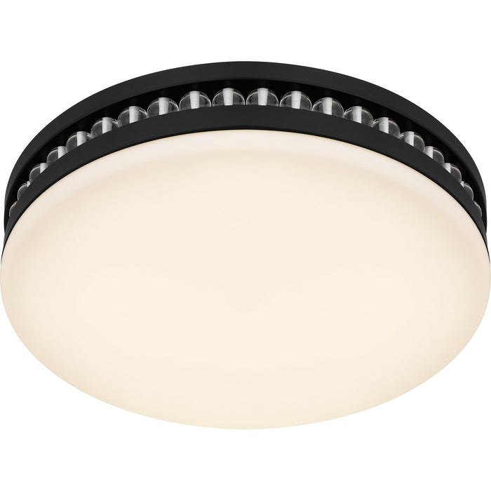 Quoizel QFL6785MBK LED Flush Mount, Matte Black