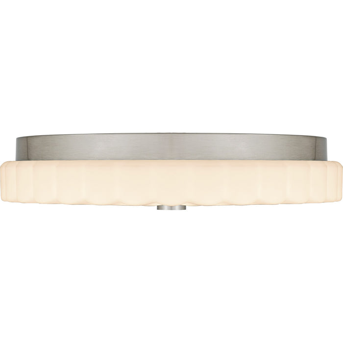 Quoizel QFL6787BN LED Flush Mount, Brushed Nickel