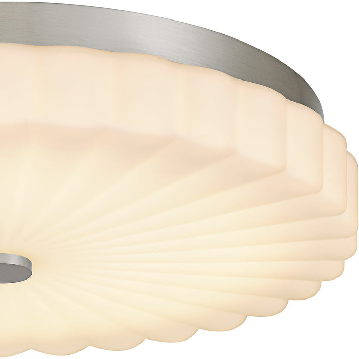 Quoizel QFL6787BN LED Flush Mount, Brushed Nickel