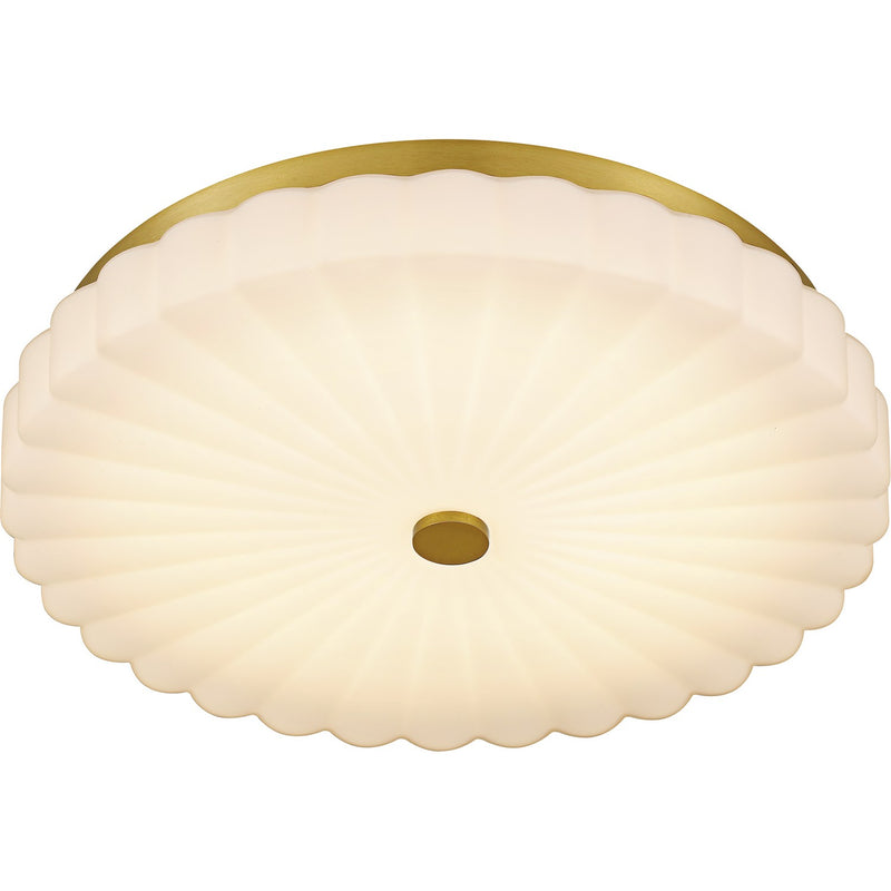 Quoizel QFL6787BRG LED Flush Mount, Brushed Gold