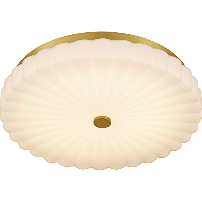 Quoizel QFL6787BRG LED Flush Mount, Brushed Gold