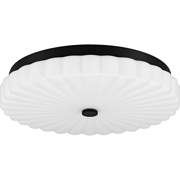 Quoizel QFL6787MBK LED Flush Mount, Matte Black