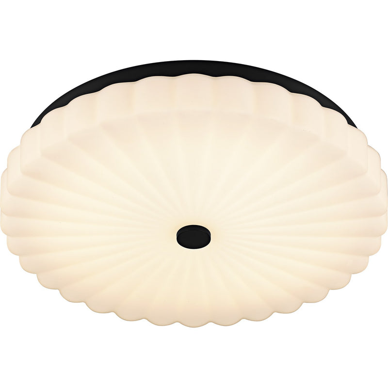 Quoizel QFL6787MBK LED Flush Mount, Matte Black