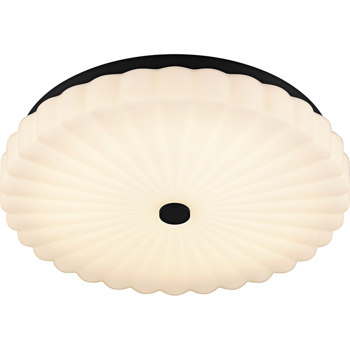 Quoizel QFL6787MBK LED Flush Mount, Matte Black