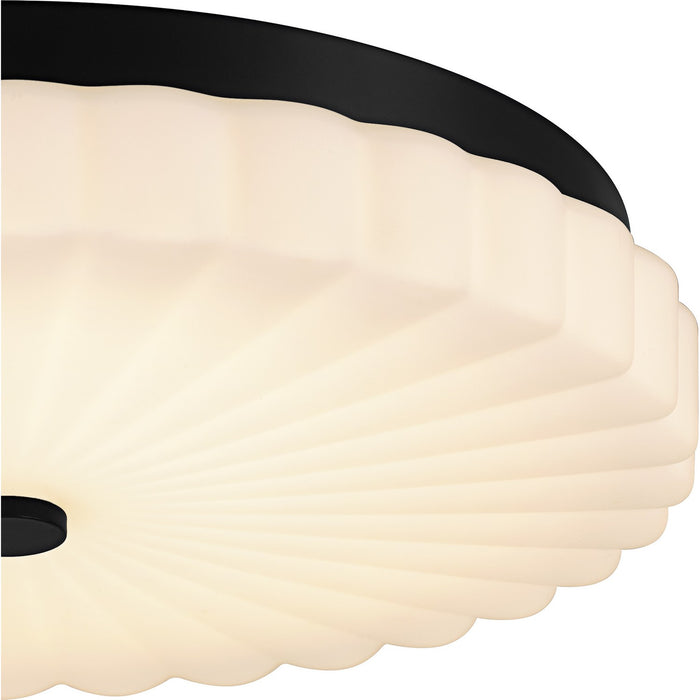 Quoizel QFL6787MBK LED Flush Mount, Matte Black