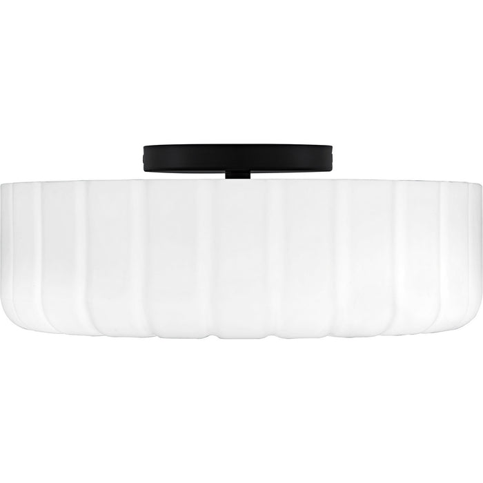Quoizel QFL6809MBK LED Flush Mount, Matte Black