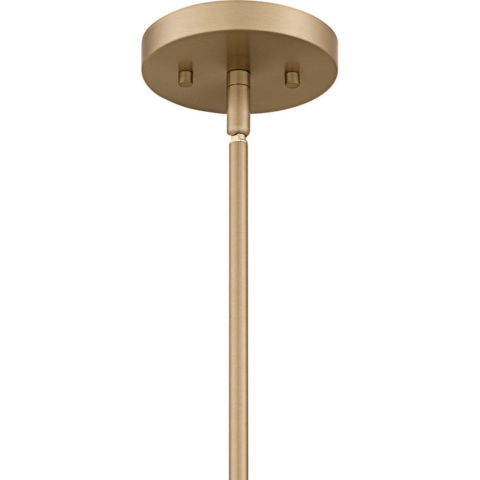 Quoizel QMP6797BGD One Light Pendant, Bronze Gold