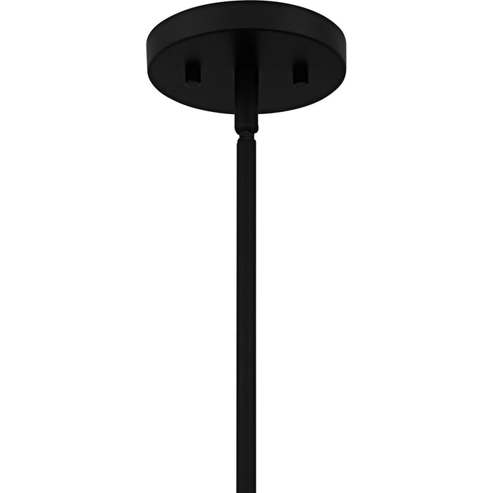 Quoizel QMP6797MBK One Light Pendant, Matte Black