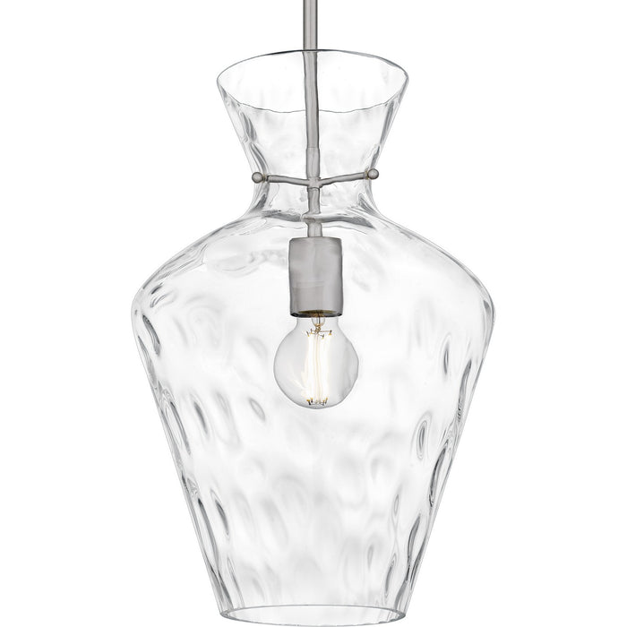 Quoizel QMP6806BN One Light Pendant, Brushed Nickel