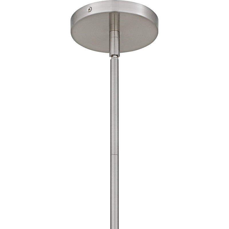 Quoizel QMP6806BN One Light Pendant, Brushed Nickel
