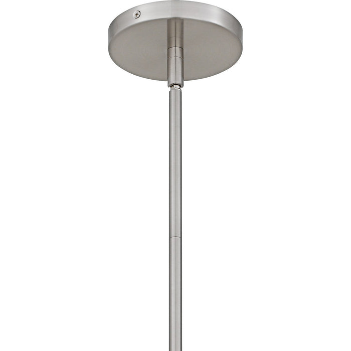 Quoizel QMP6806BN One Light Pendant, Brushed Nickel