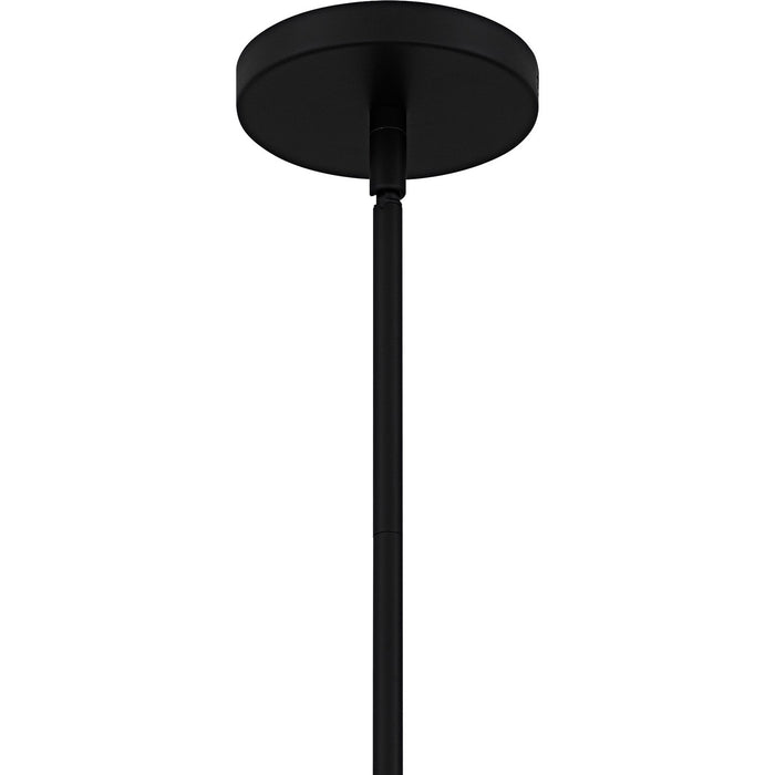Quoizel QMP6806MBK One Light Pendant, Matte Black