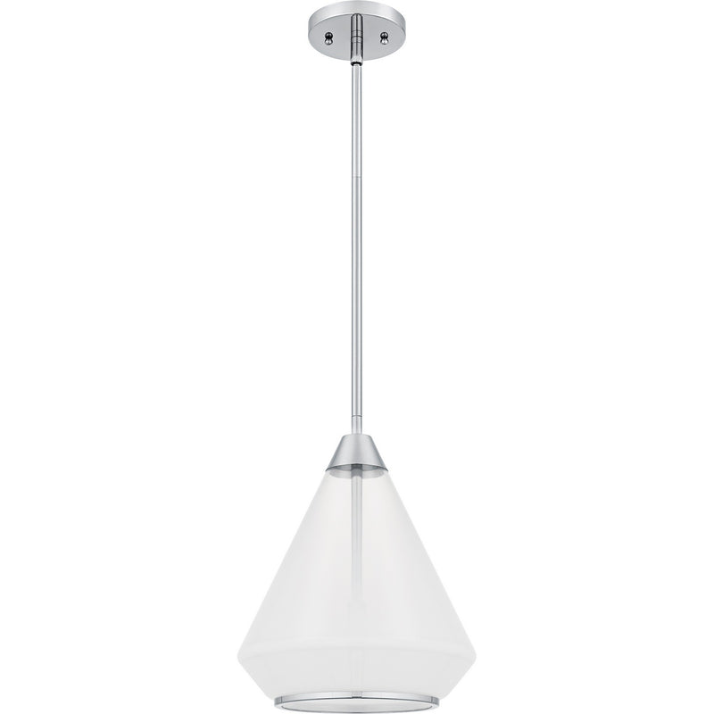 Quoizel QP6750C One Light Mini Pendant, Polished Chrome