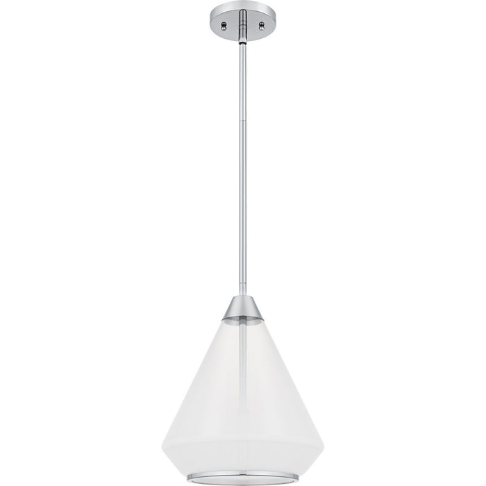 Quoizel QP6750C One Light Mini Pendant, Polished Chrome