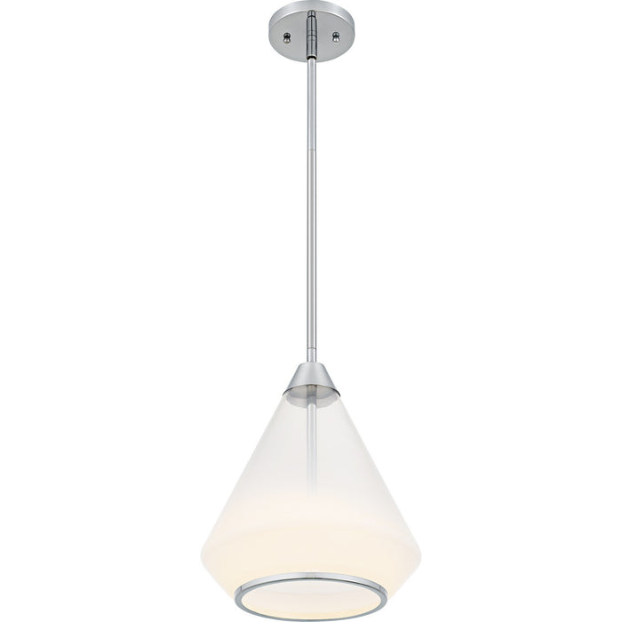 Quoizel QP6750C One Light Mini Pendant, Polished Chrome