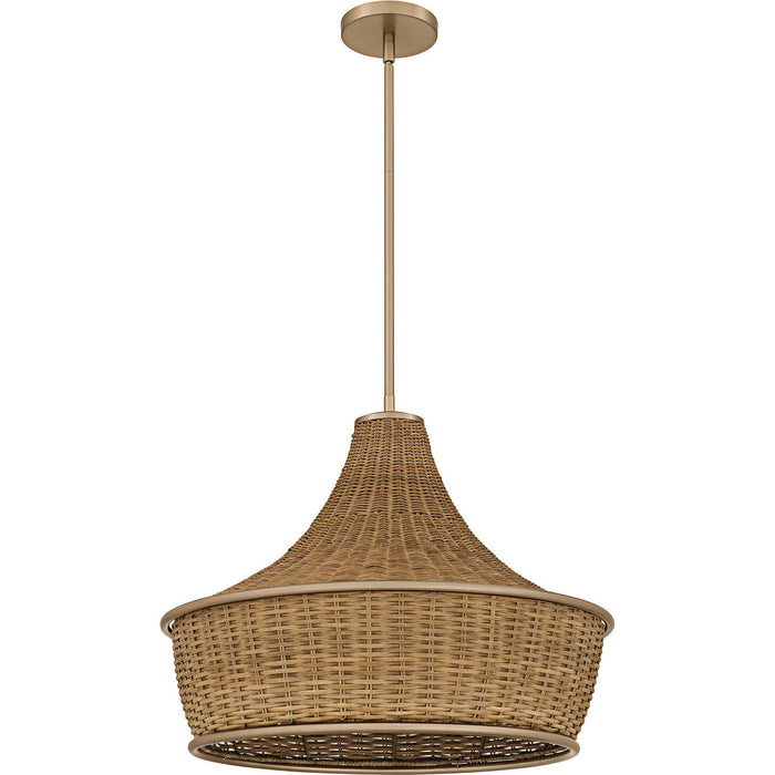 Quoizel QP6770BGD Three Light Pendant, Bronze Gold