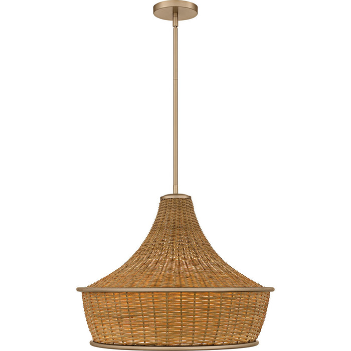 Quoizel QP6770BGD Three Light Pendant, Bronze Gold