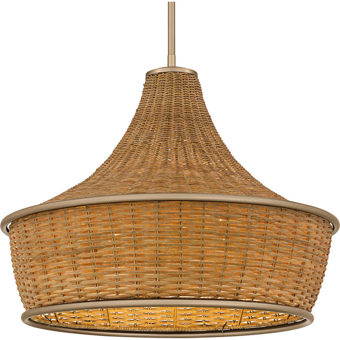 Quoizel QP6770BGD Three Light Pendant, Bronze Gold