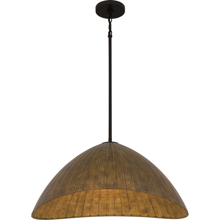 Quoizel QP6788MBK Four Light Pendant, Matte Black