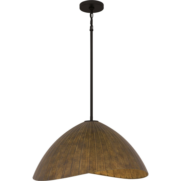 Quoizel QP6788MBK Four Light Pendant, Matte Black