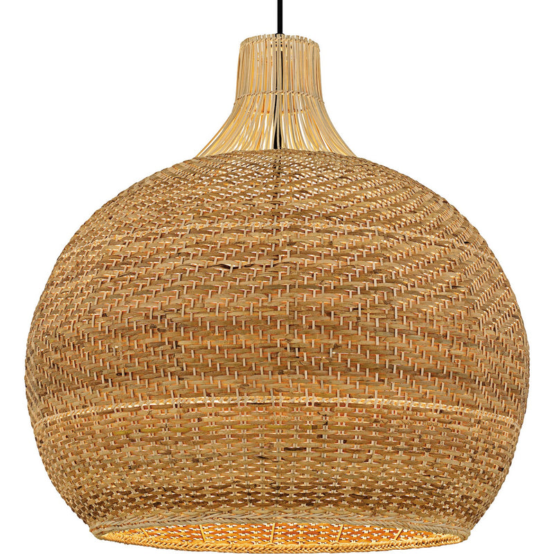 Quoizel QP6796MBK Four Light Pendant, Matte Black