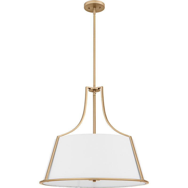 Quoizel QP6802BGD Five Light Pendant, Bronze Gold