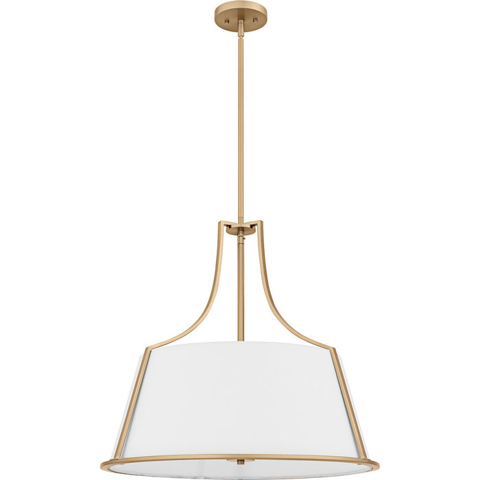 Quoizel QP6802BGD Five Light Pendant, Bronze Gold